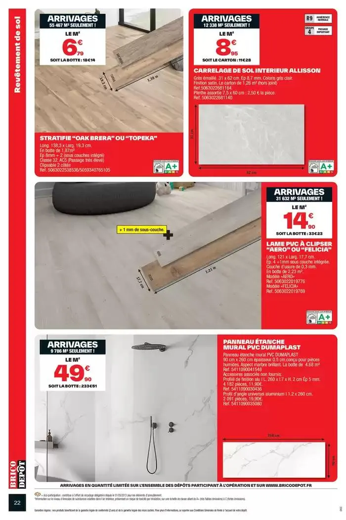 Voyez plus grand avec nos prix dépôt ! du 30 avril au 15 mai 2025 - Catalogue page 22