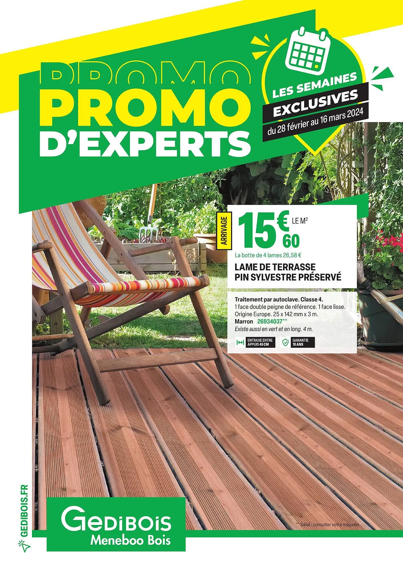 Catalogue Gédibois du 4 mars au 16 mars 2024 - Catalogue page 
