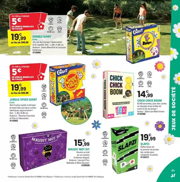 PRINTEMPS 2025 du 2 avril au 28 juin 2025 - Catalogue page 213