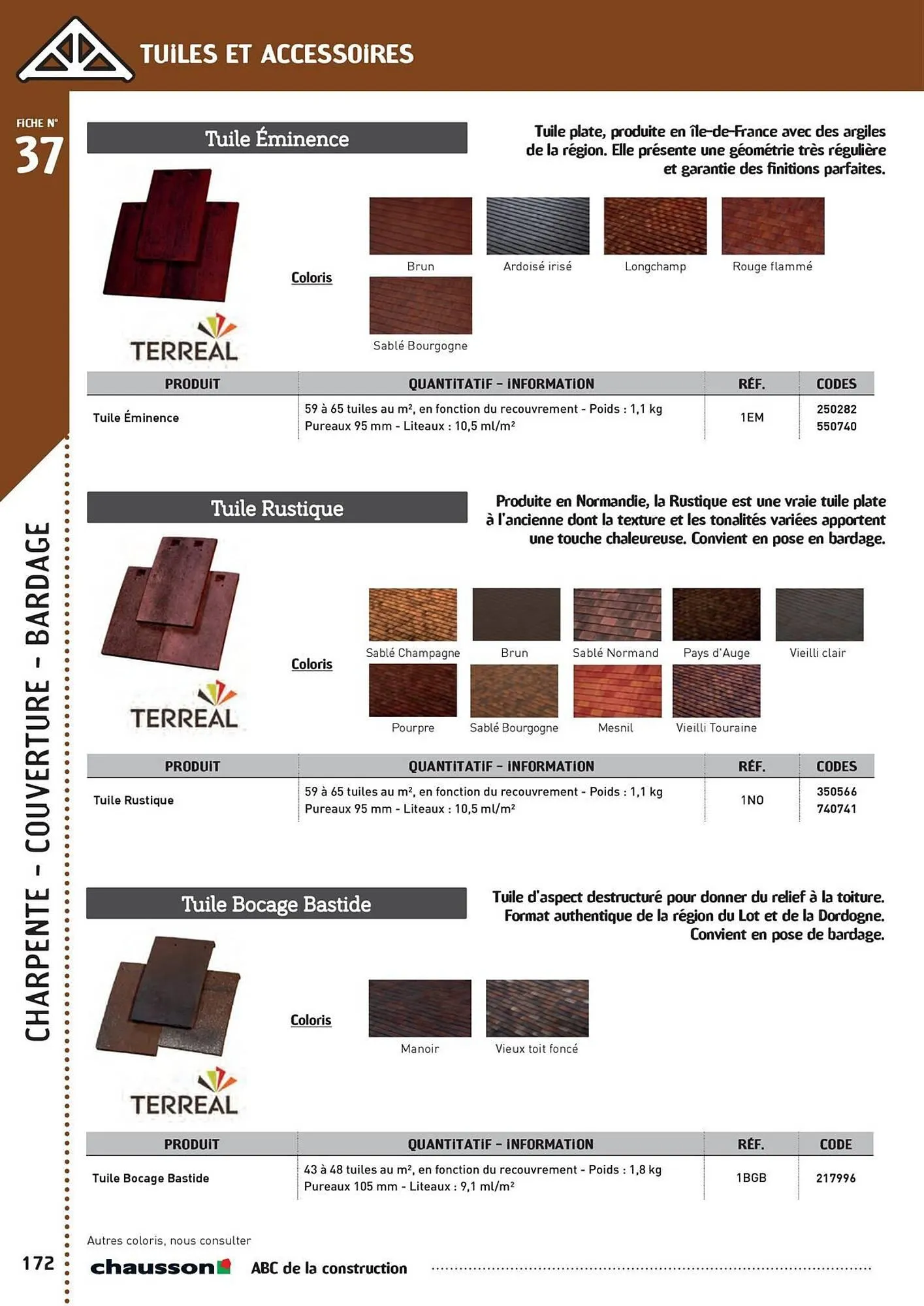 Catalogue Chausson Matériaux du 2 mai au 31 décembre 2025 - Catalogue page 174
