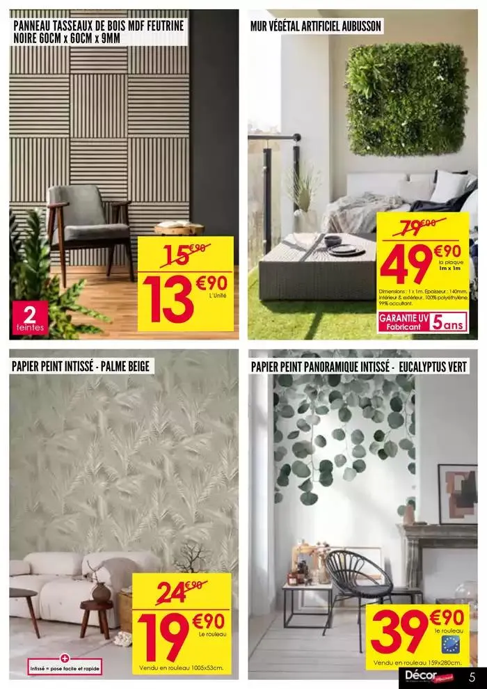 Décor Discount des prix pour ma déco du 24 mars au 27 avril 2025 - Catalogue page 5