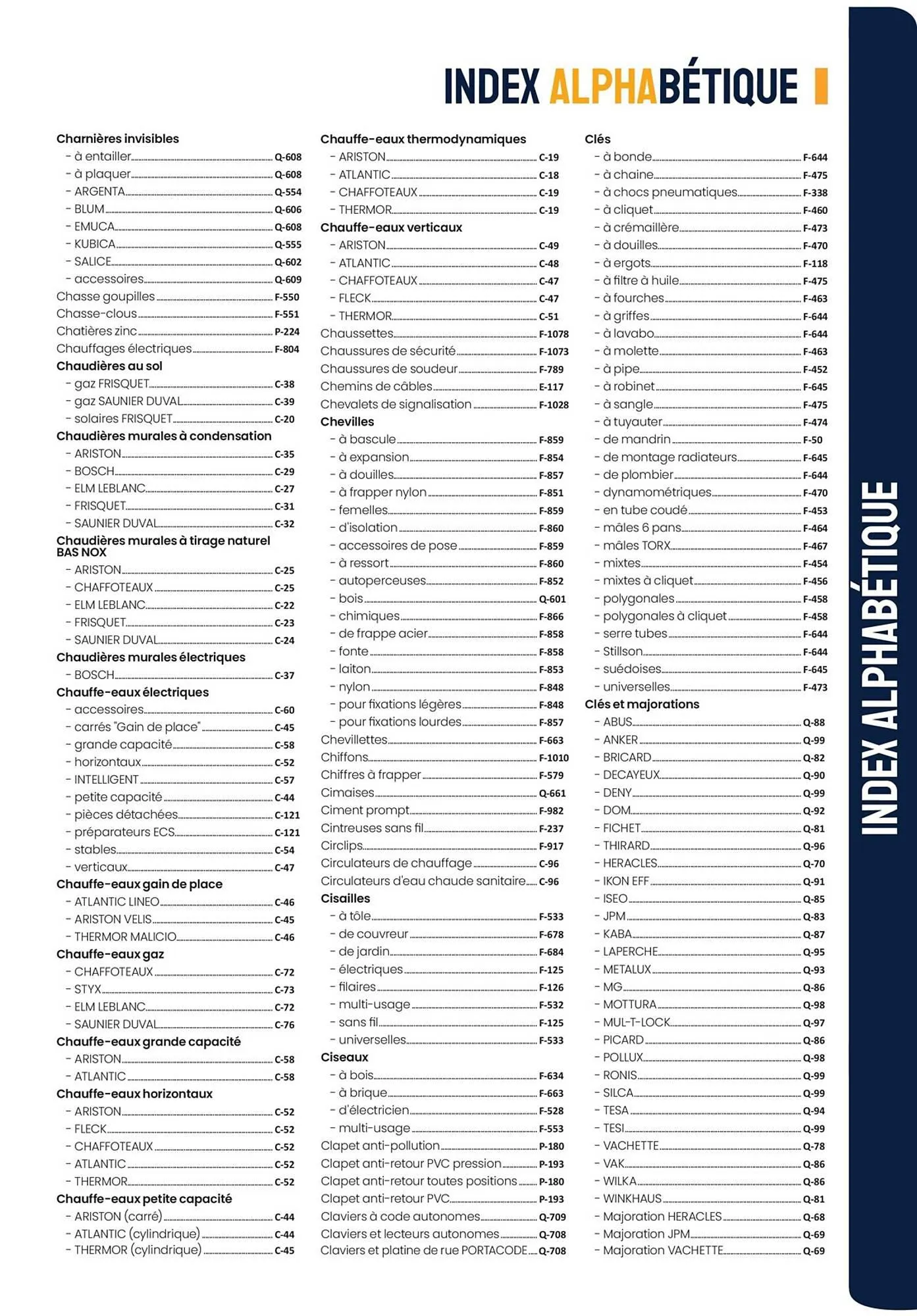 Catalogue Au Forum du Bâtiment du 4 mai au 30 septembre 2023 - Catalogue page 35