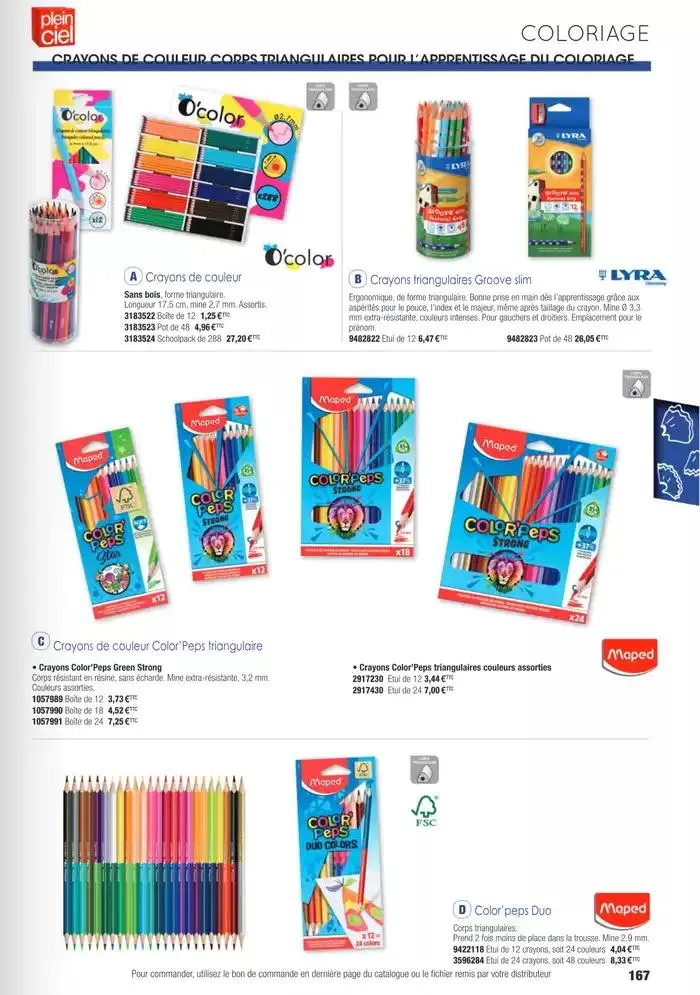 Écoles et loisirs 2025 du 1 janvier au 31 décembre 2025 - Catalogue page 167