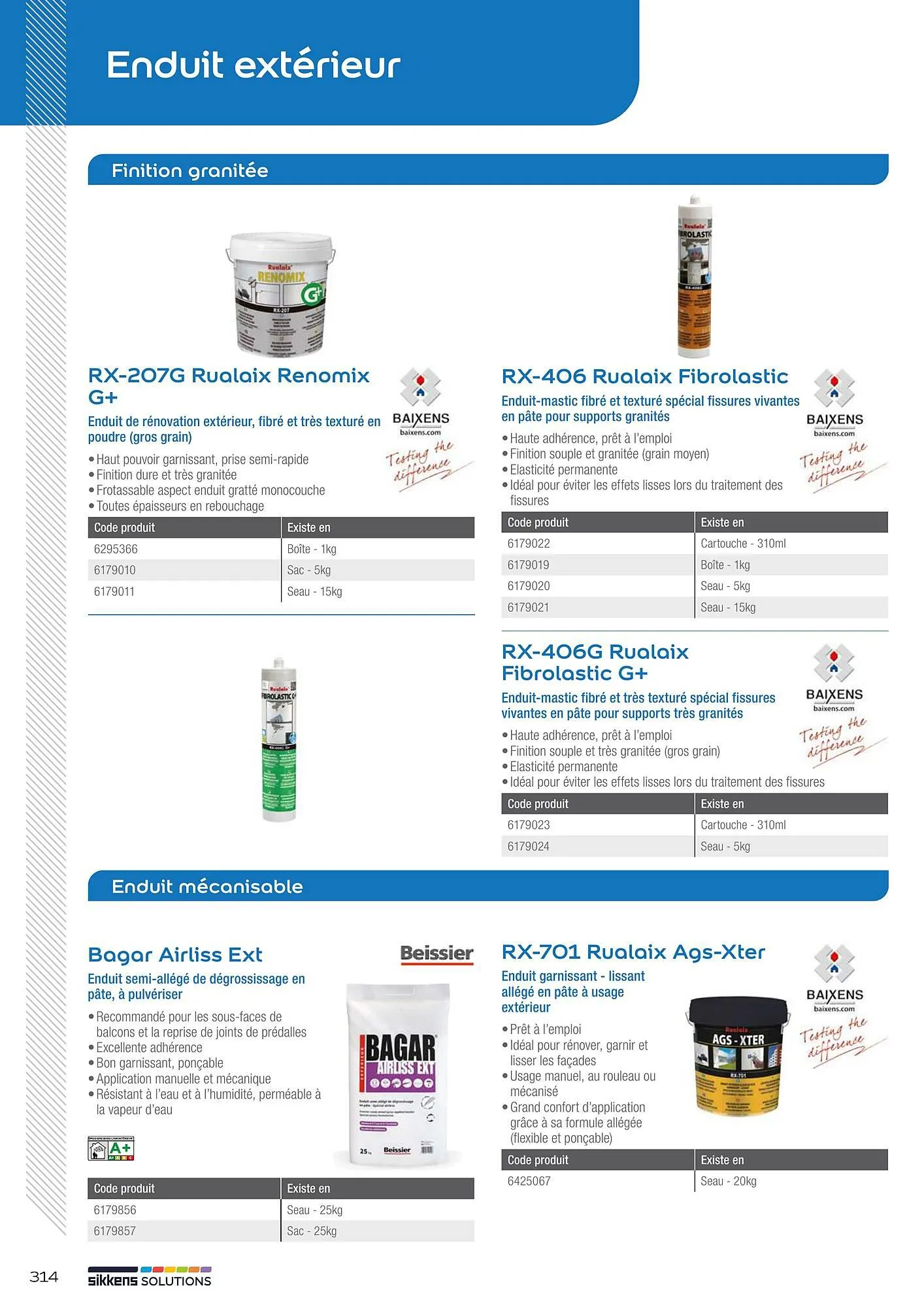 Catalogue Sikkens Solution du 8 janvier au 28 décembre 2025 - Catalogue page 314