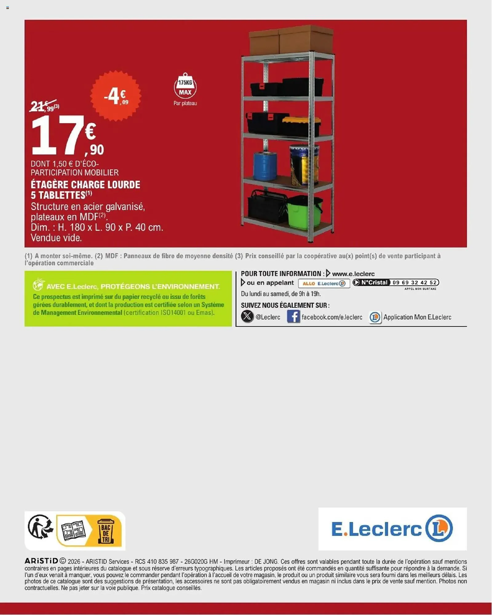 Catalogue E.Leclerc Brico du 27 janvier au 7 février 2026 - Catalogue page 32