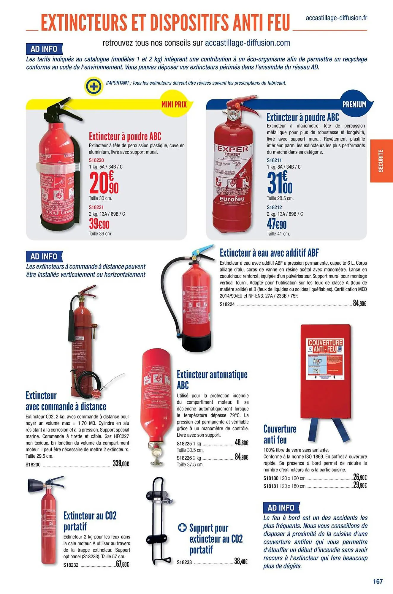 Catalogue Accastillage Diffusion du 1 mars au 31 décembre 2023 - Catalogue page 169