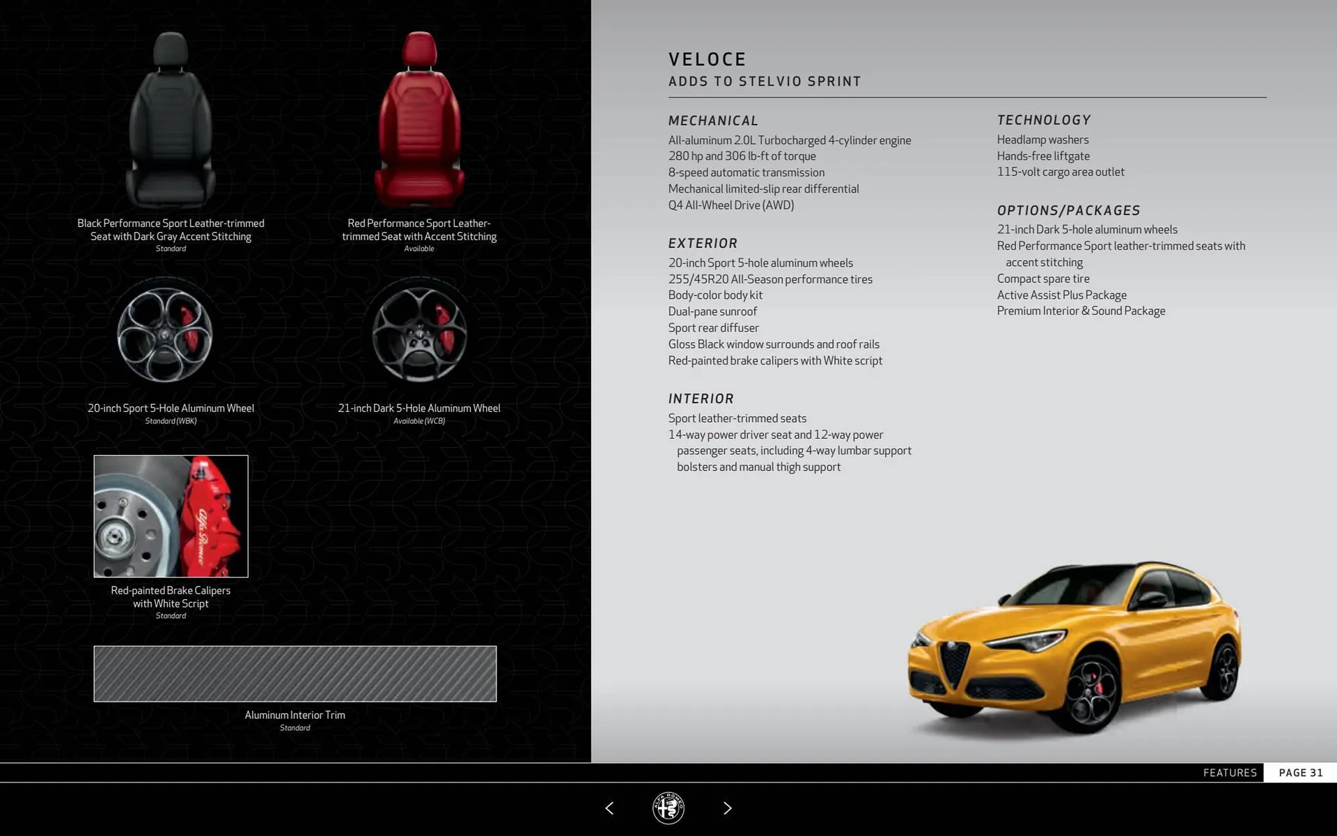 Catalogue Alfa Romeo du 18 mai au 31 décembre 2023 - Catalogue page 31