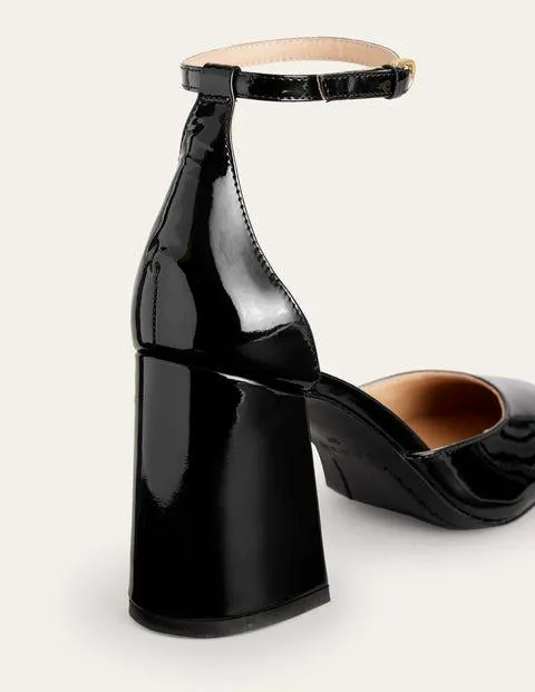 Escarpins en cuir verni