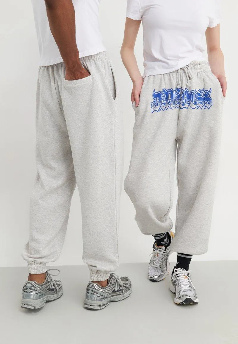 UNISEX - Pantalon de survêtement - mottled light grey