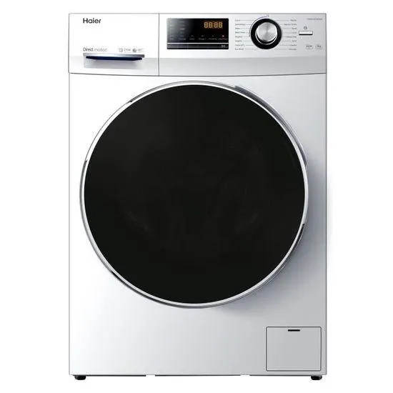 Lave-linge hublot HAIER HW90-B14636N-FR - 9 kg - Direct motion - 1400 trs/min - Classe A - 16 programmes - Blanc