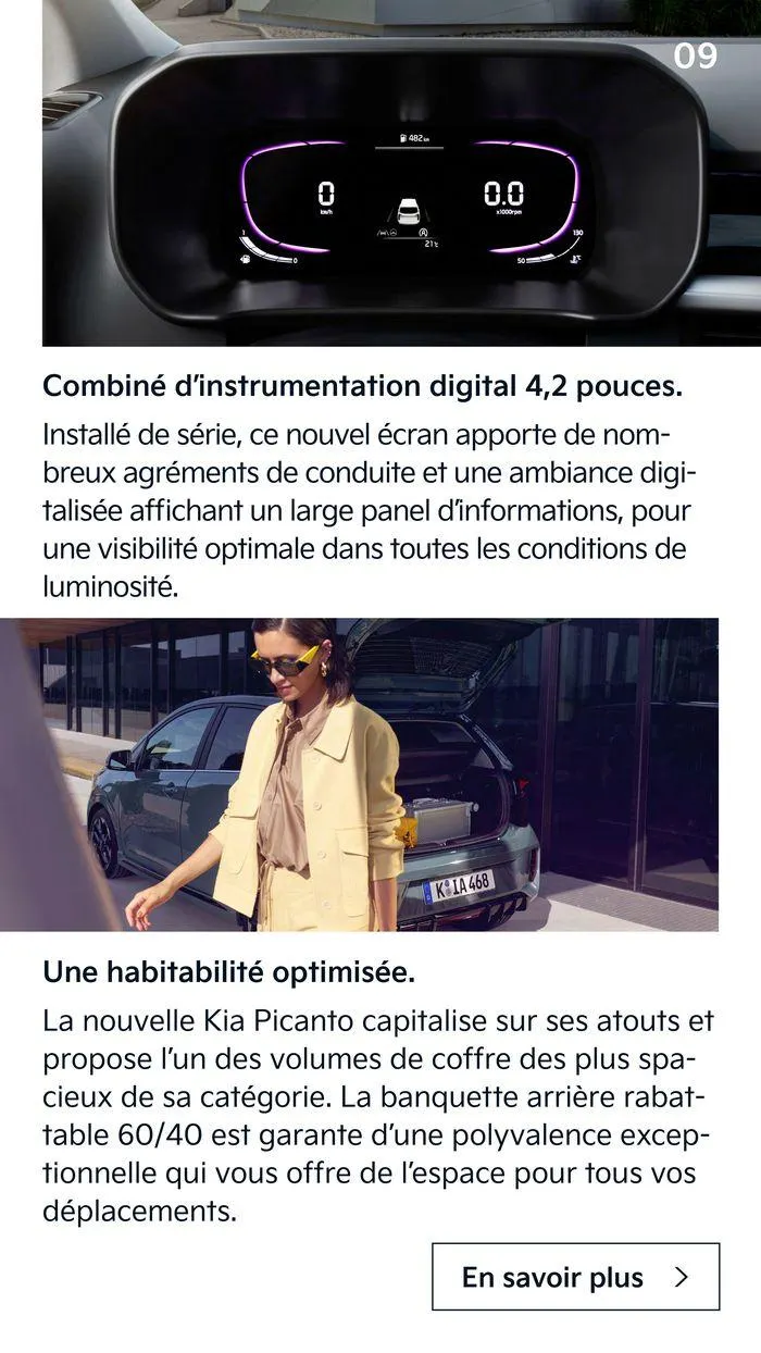KIA Nouvelle Picanto  du 17 juillet au 8 juillet 2025 - Catalogue page 9