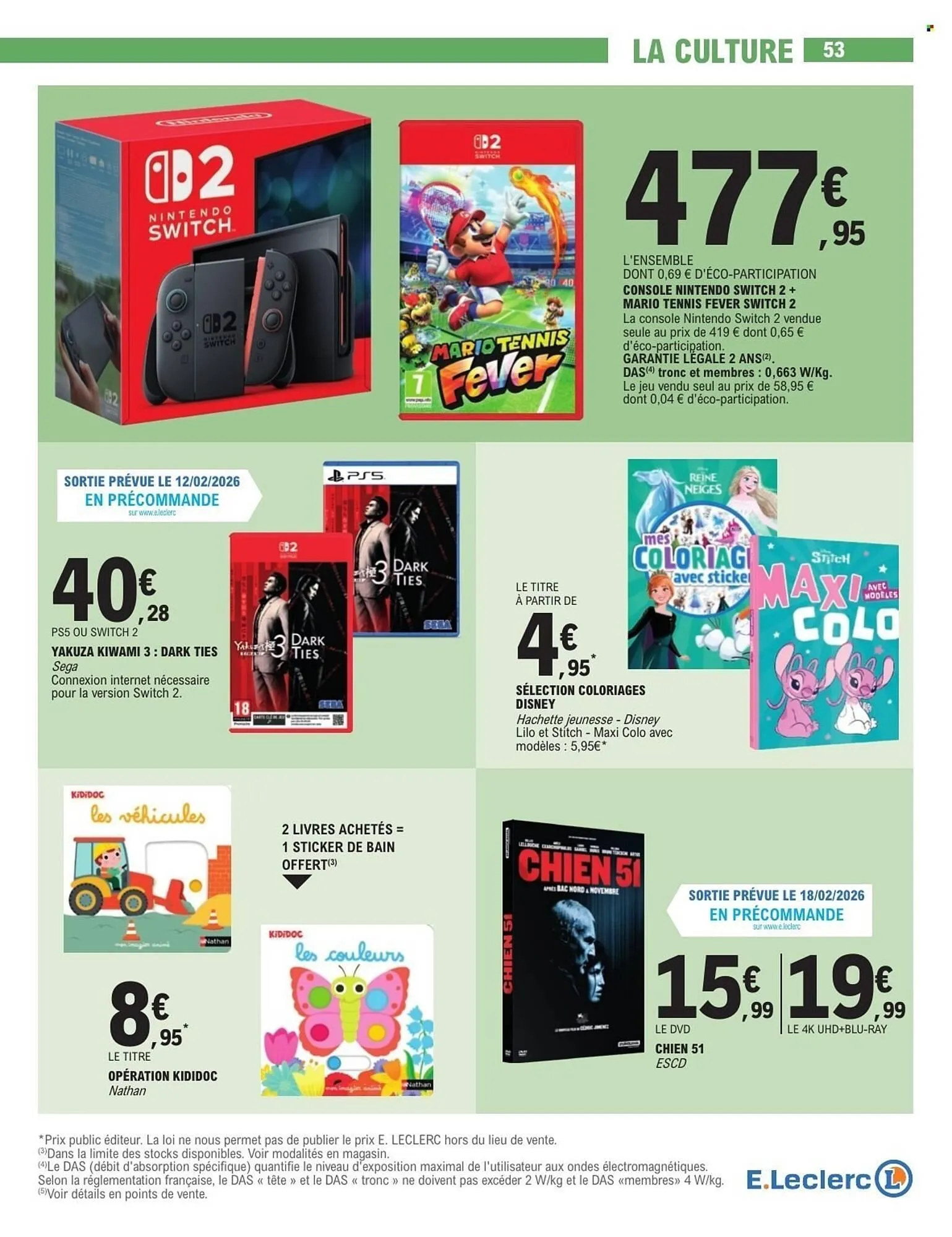 Catalogue E.Leclerc du 10 février au 21 février 2026 - Catalogue page 53
