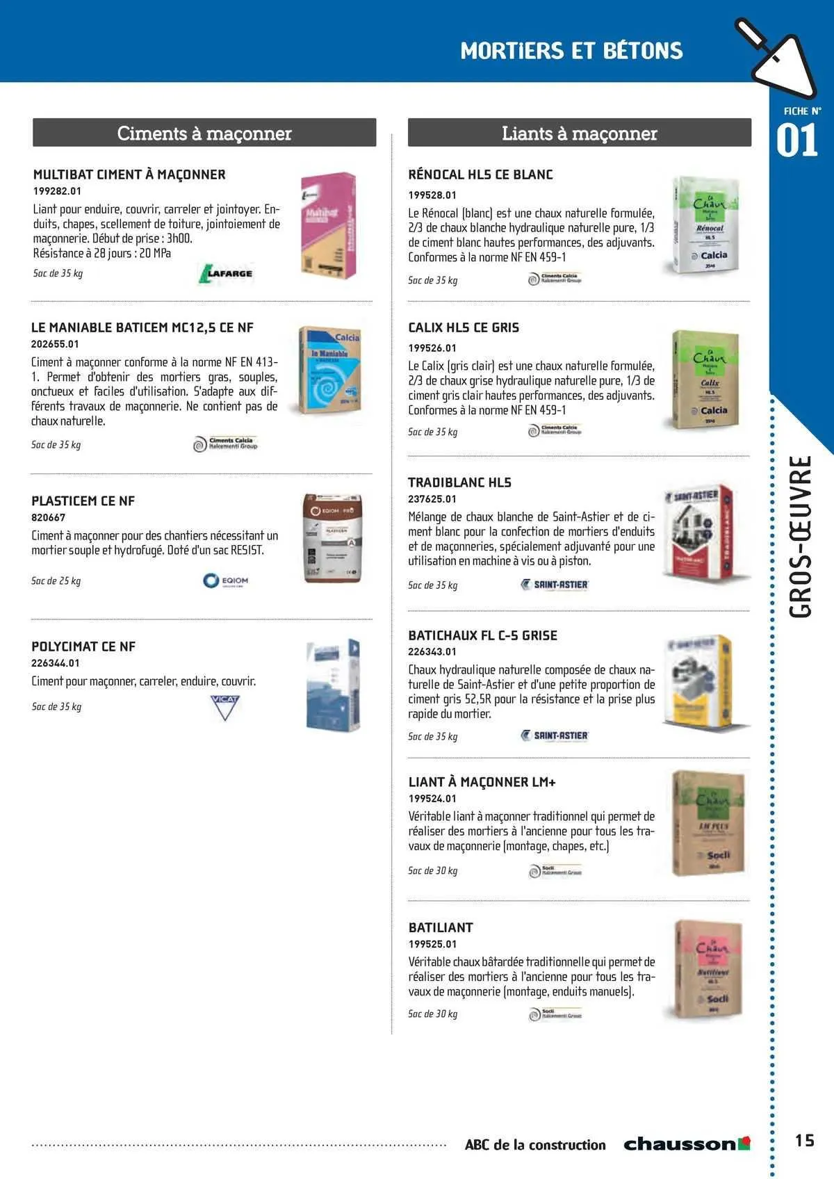 Catalogue Chausson Matériaux du 2 mai au 31 décembre 2025 - Catalogue page 14