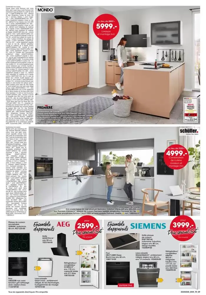 ACTION ANNIVERSAIRE MÖBEL MARTIN du 5 mars au 18 mars 2025 - Catalogue page 9