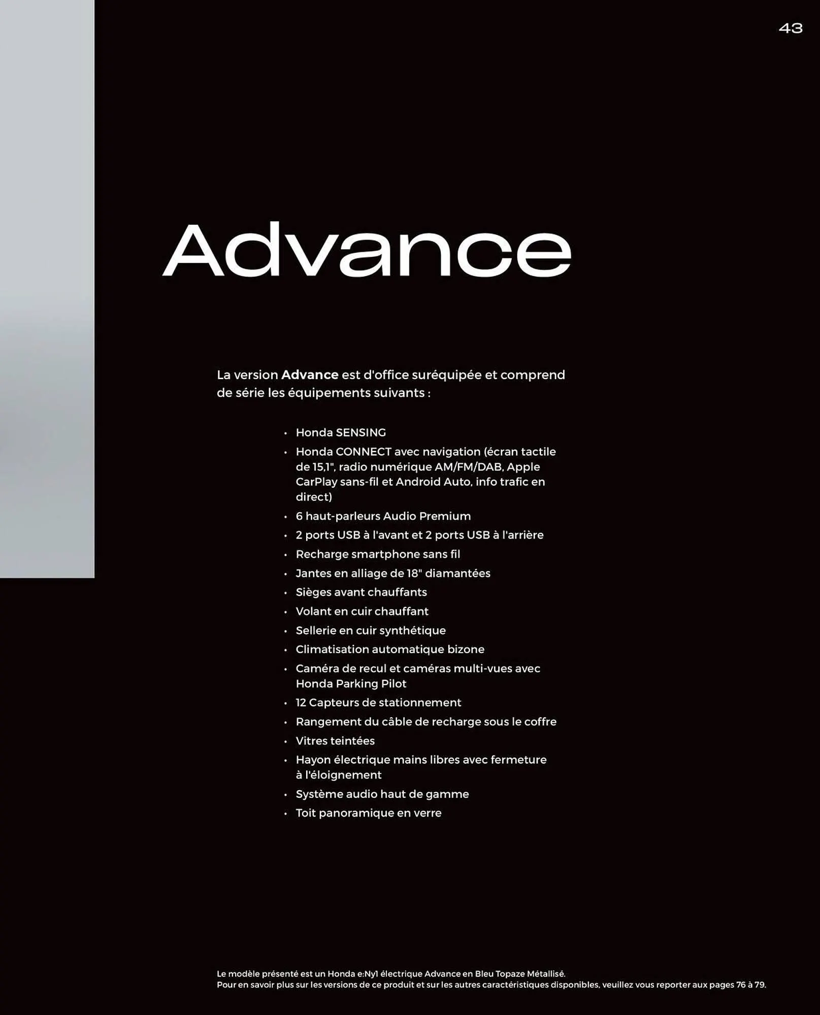 Catalogue Honda du 10 juin au 31 mars 2026 - Catalogue page 43