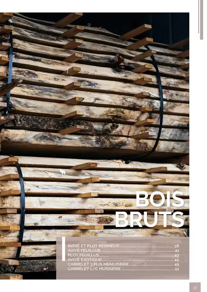 BOIS PANNEAUX 2025 2026 du 30 avril au 31 décembre 2026 - Catalogue page 37