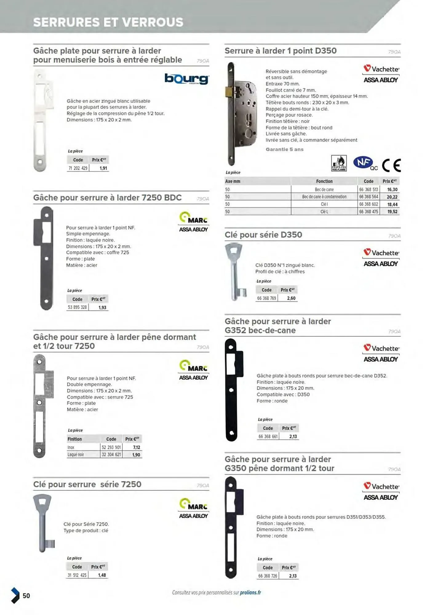 Catalogue Prolians du 11 mars au 31 décembre 2025 - Catalogue page 52