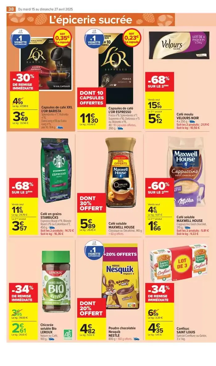 JOYEUSES PÂQUES du 15 avril au 27 avril 2025 - Catalogue page 40