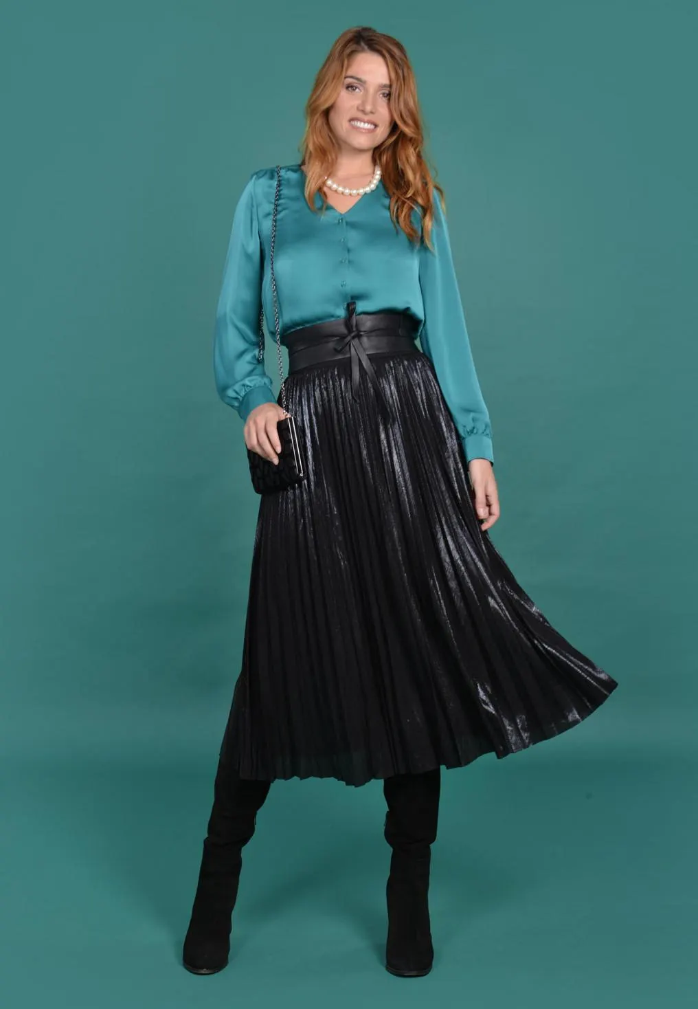 CLAIRETTE - JUPE - NOIR