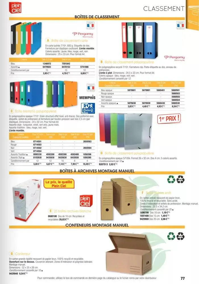 Écoles et loisirs 2025 du 1 janvier au 31 décembre 2025 - Catalogue page 77