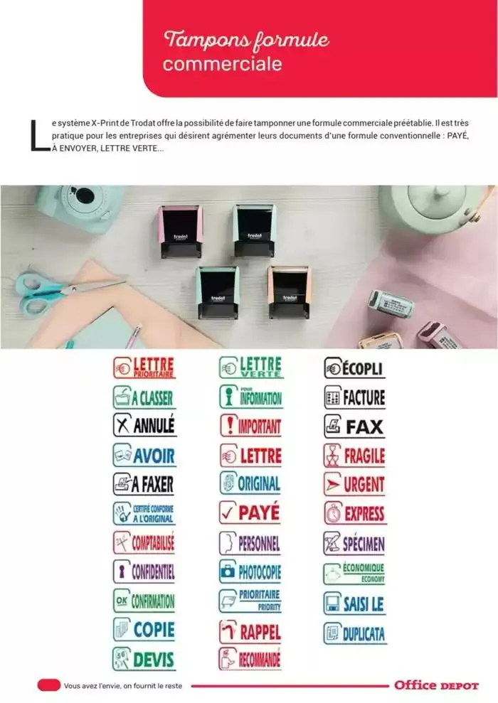 Catalogue Services Imprimerie 2025 du 16 avril au 31 décembre 2025 - Catalogue page 25