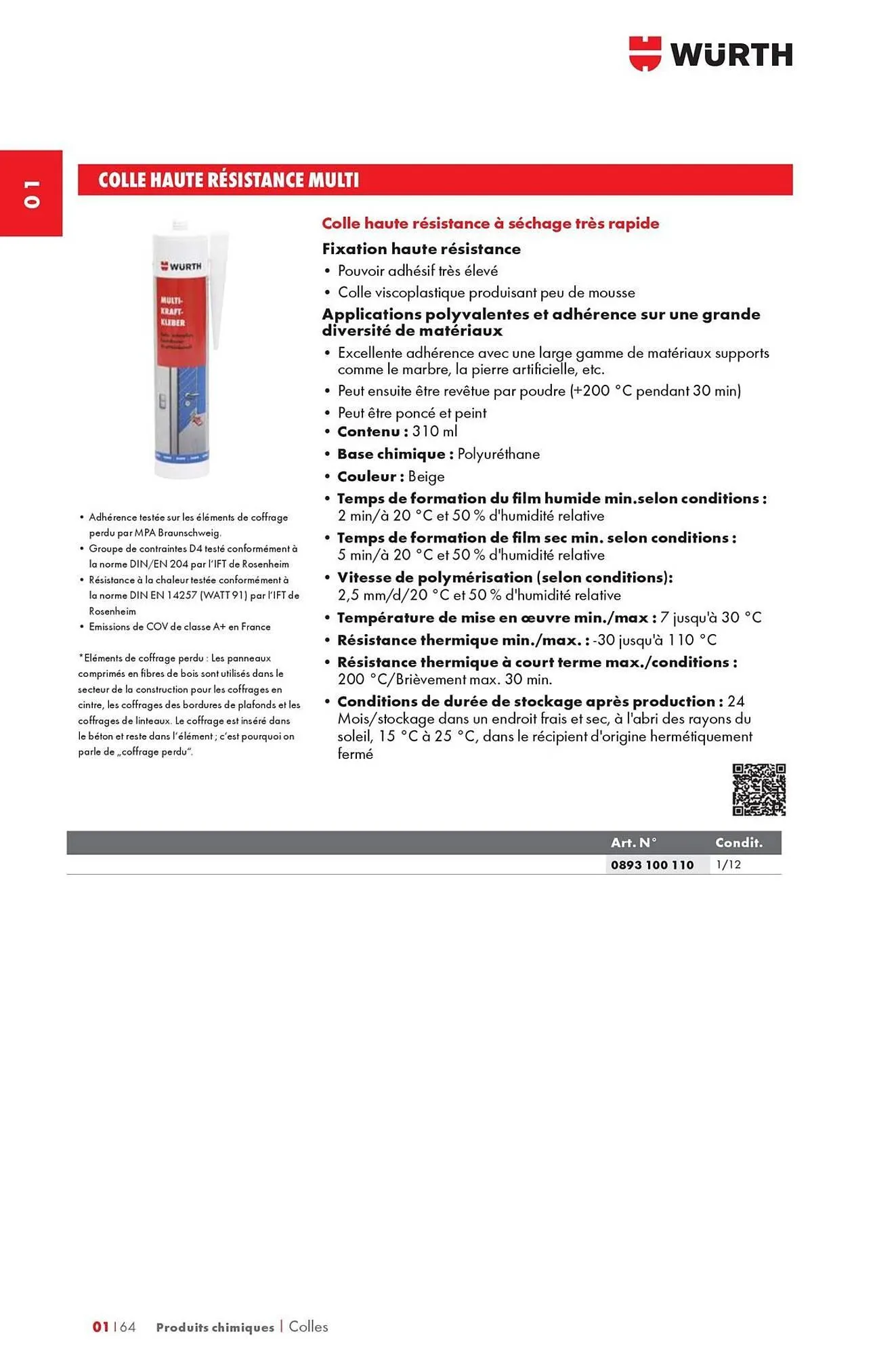 Catalogue Würth du 12 mai au 31 décembre 2025 - Catalogue page 72