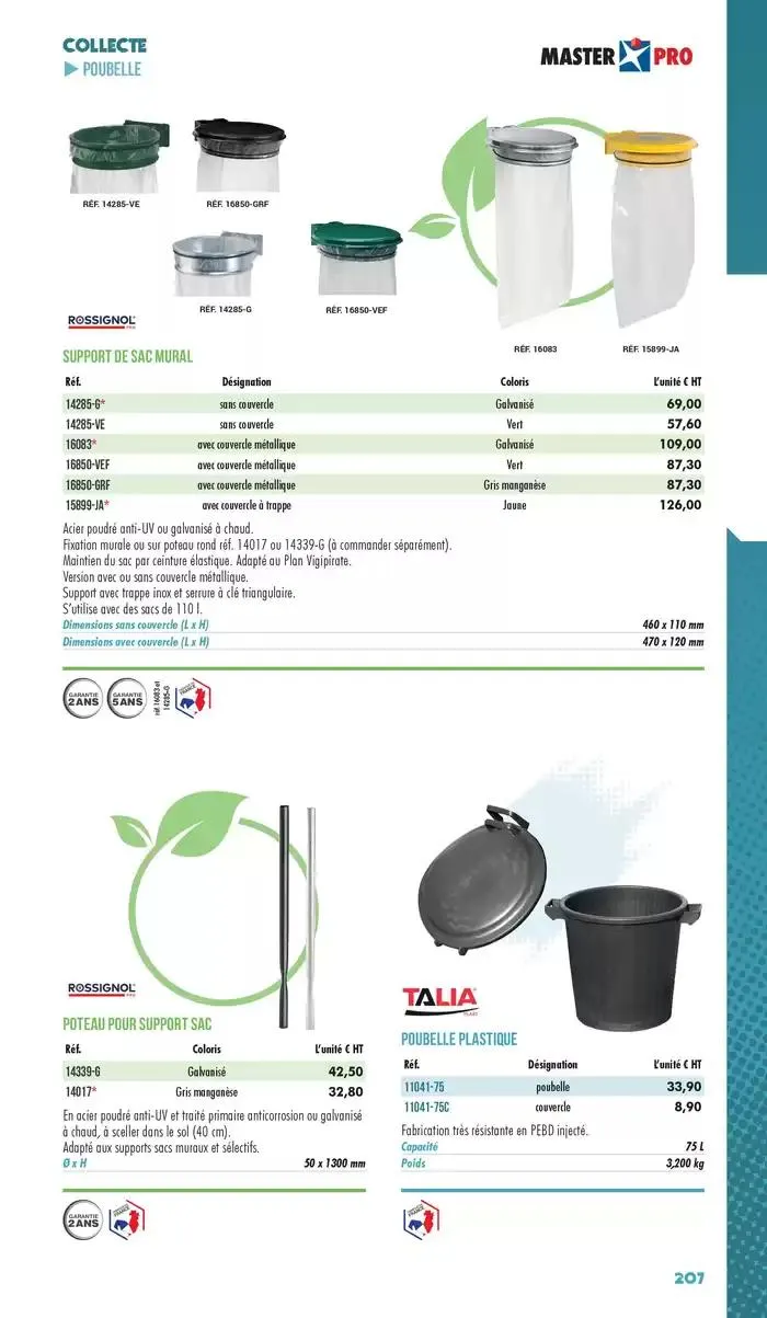 Essentiel Protection 2025 tarifé du 3 mars au 31 décembre 2025 - Catalogue page 209