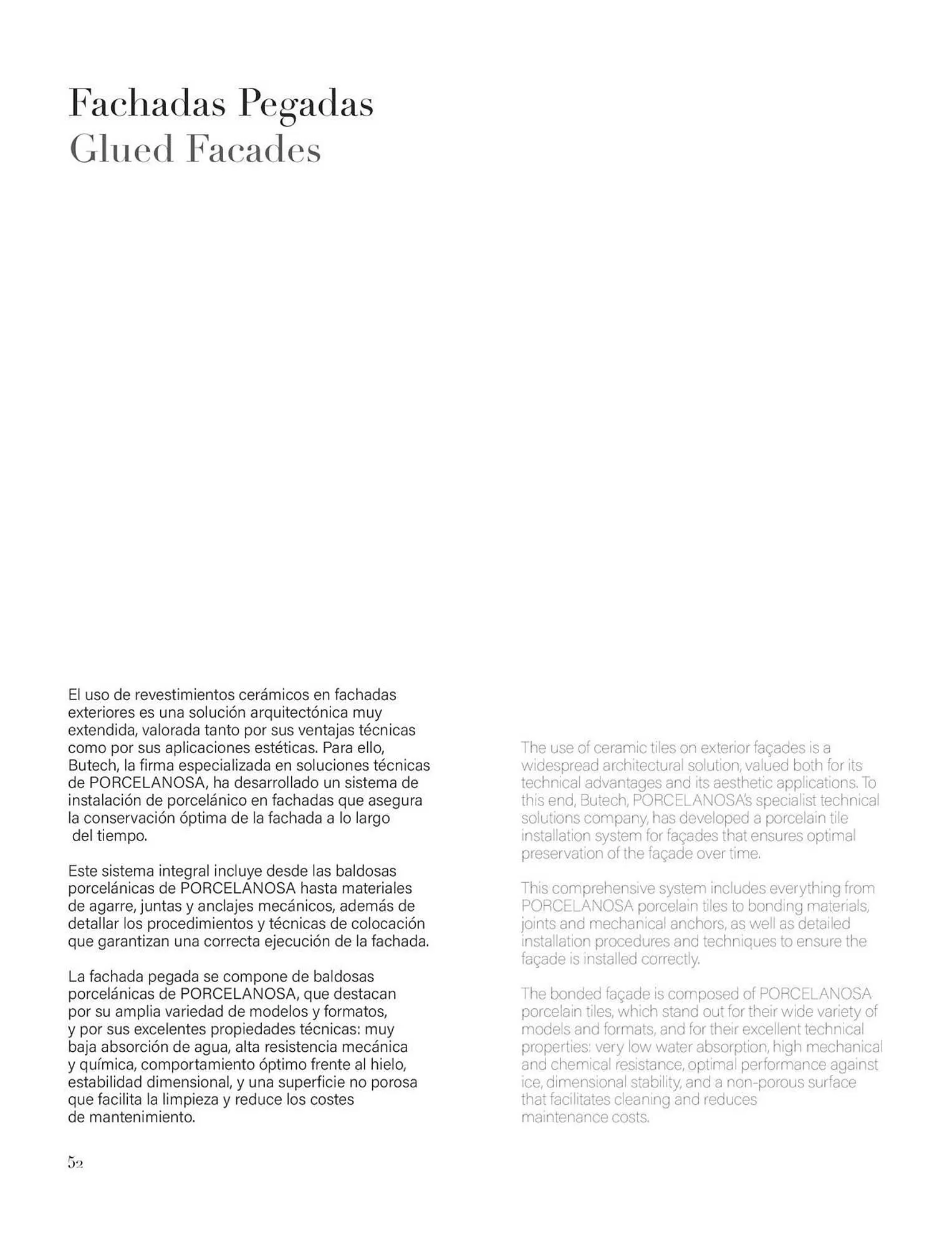 Catalogue Porcelanosa du 18 septembre au 31 décembre 2025 - Catalogue page 52