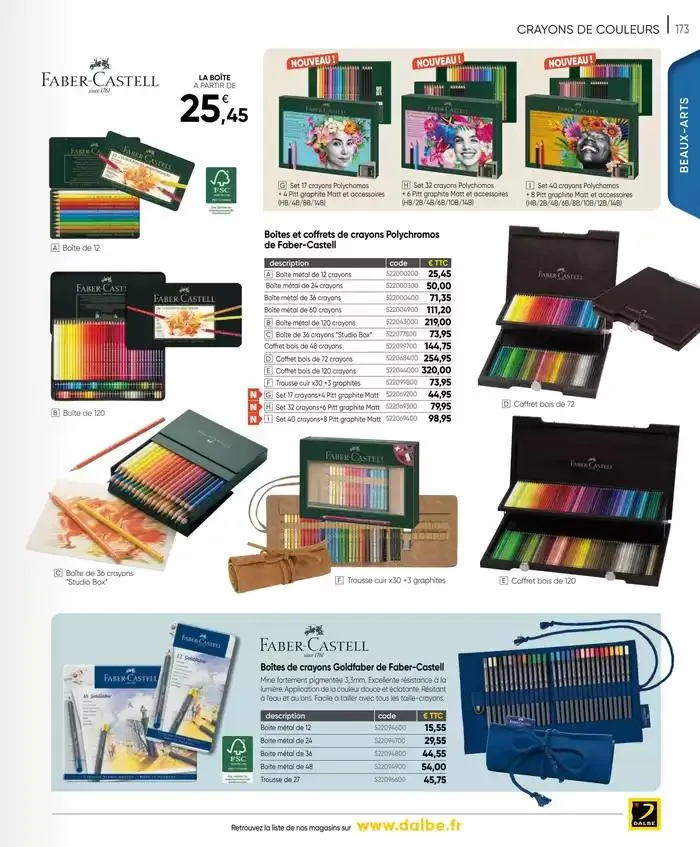 CATALOGUE DALBE 2025 du 27 janvier au 31 décembre 2025 - Catalogue page 175