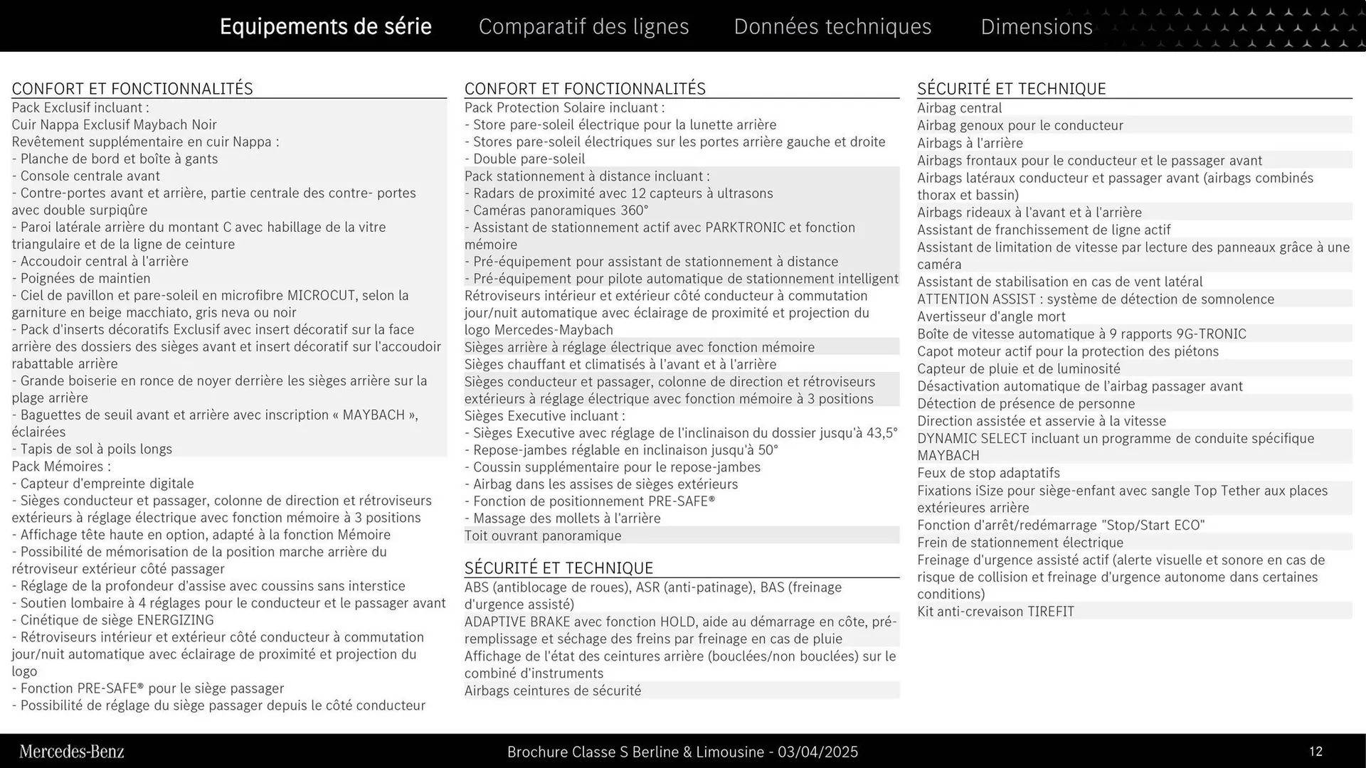 Catalogue Mercedes-Benz du 3 septembre au 3 septembre 2026 - Catalogue page 12