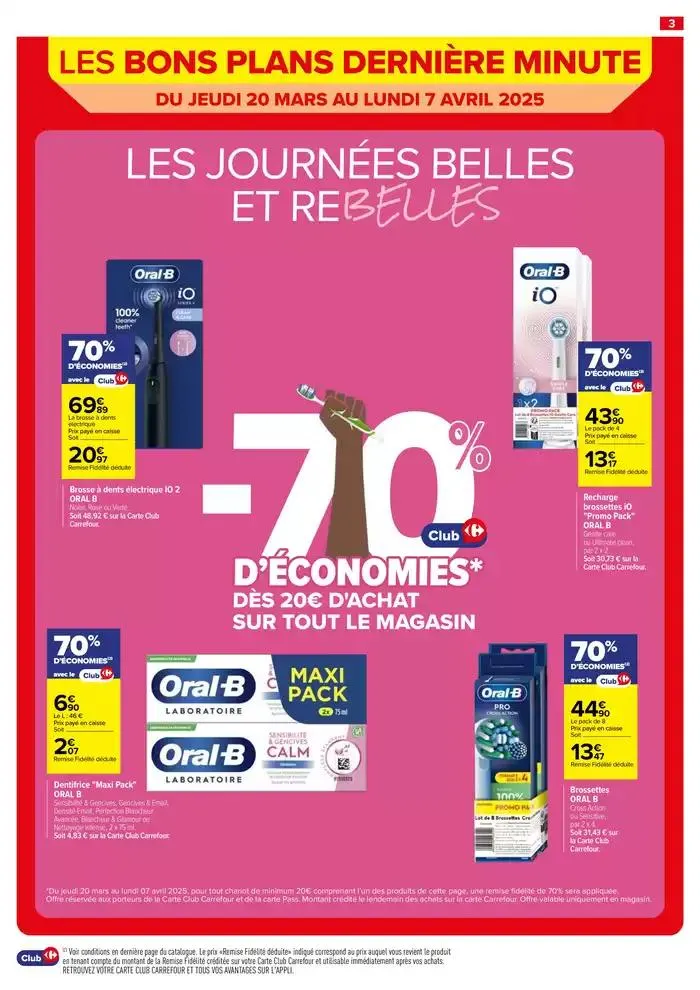 LES BONS PLANS HYGIENE & BEAUTE du 20 mars au 7 avril 2025 - Catalogue page 3