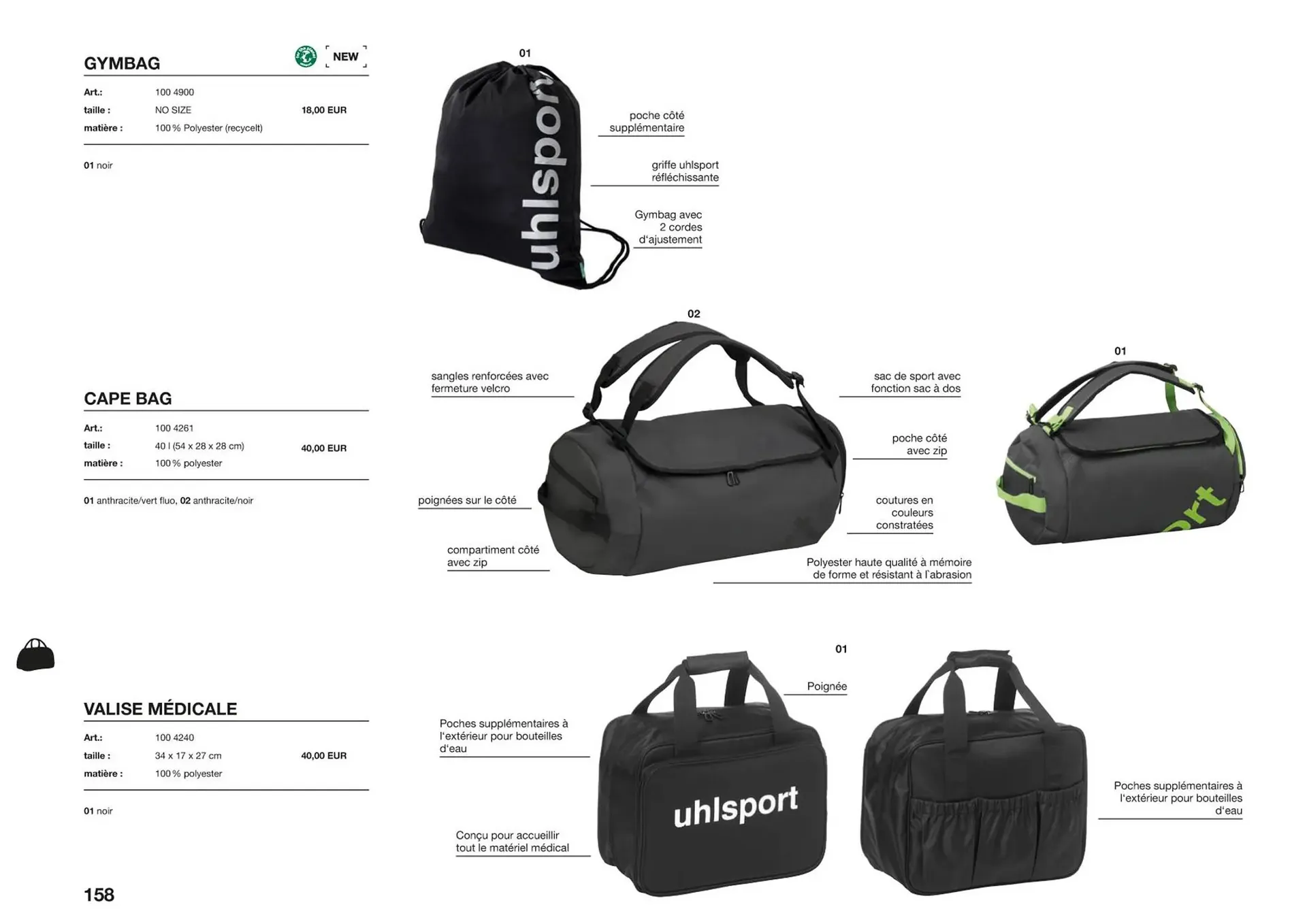 Catalogue Uhlsport du 1 mars au 31 décembre 2023 - Catalogue page 158