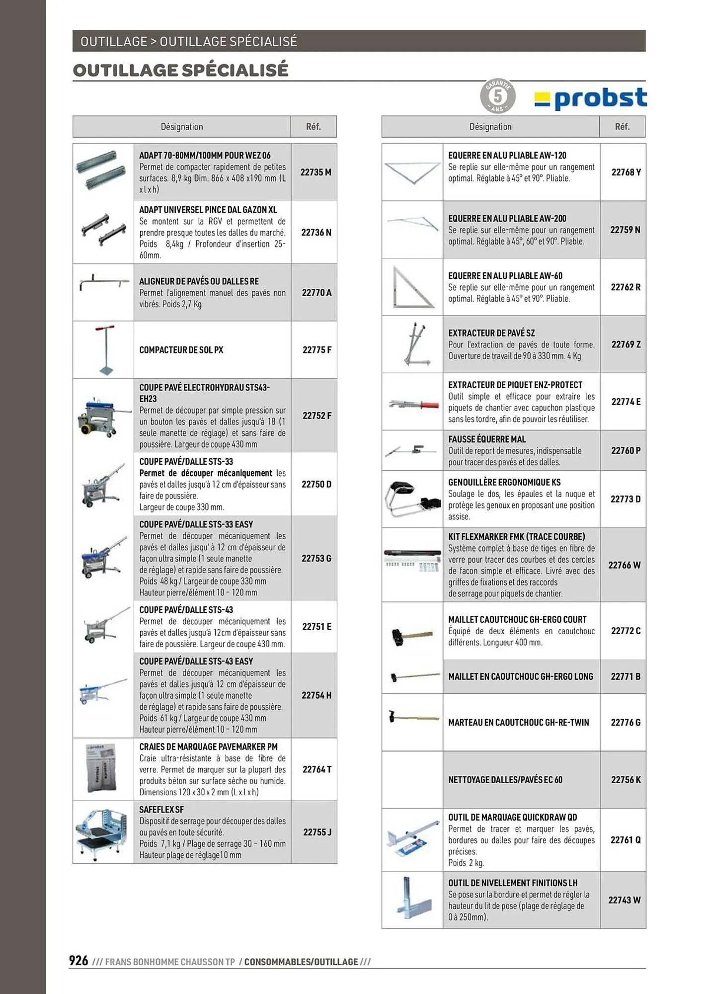 Catalogue Chausson Matériaux du 24 septembre au 31 décembre 2025 - Catalogue page 926