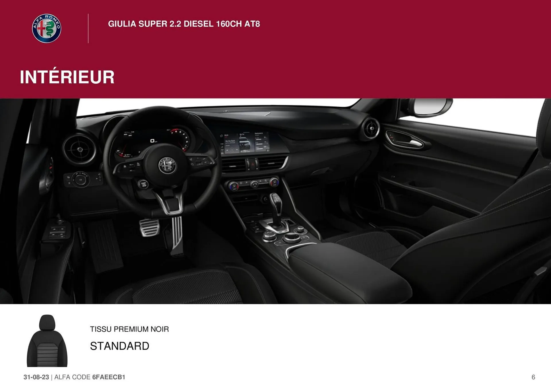 Catalogue Alfa Romeo du 31 août au 30 septembre 2023 - Catalogue page 6