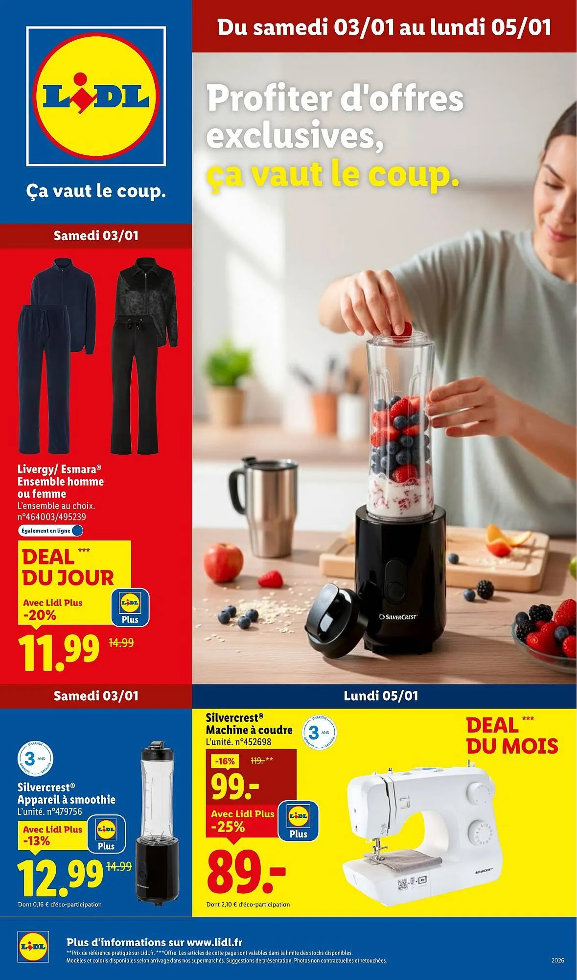 Catalogue Lidl du 3 janvier au 5 janvier 2026 - Catalogue page 1