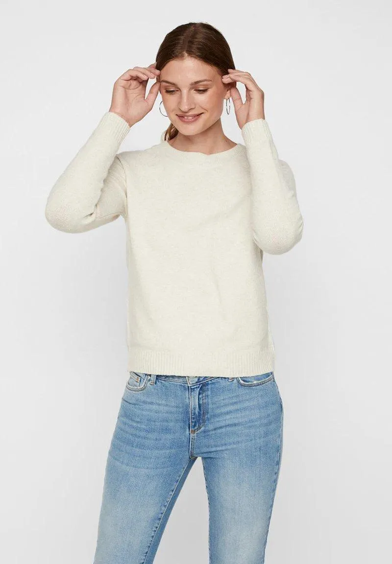 DOFFY O NECK - Pullover - birch