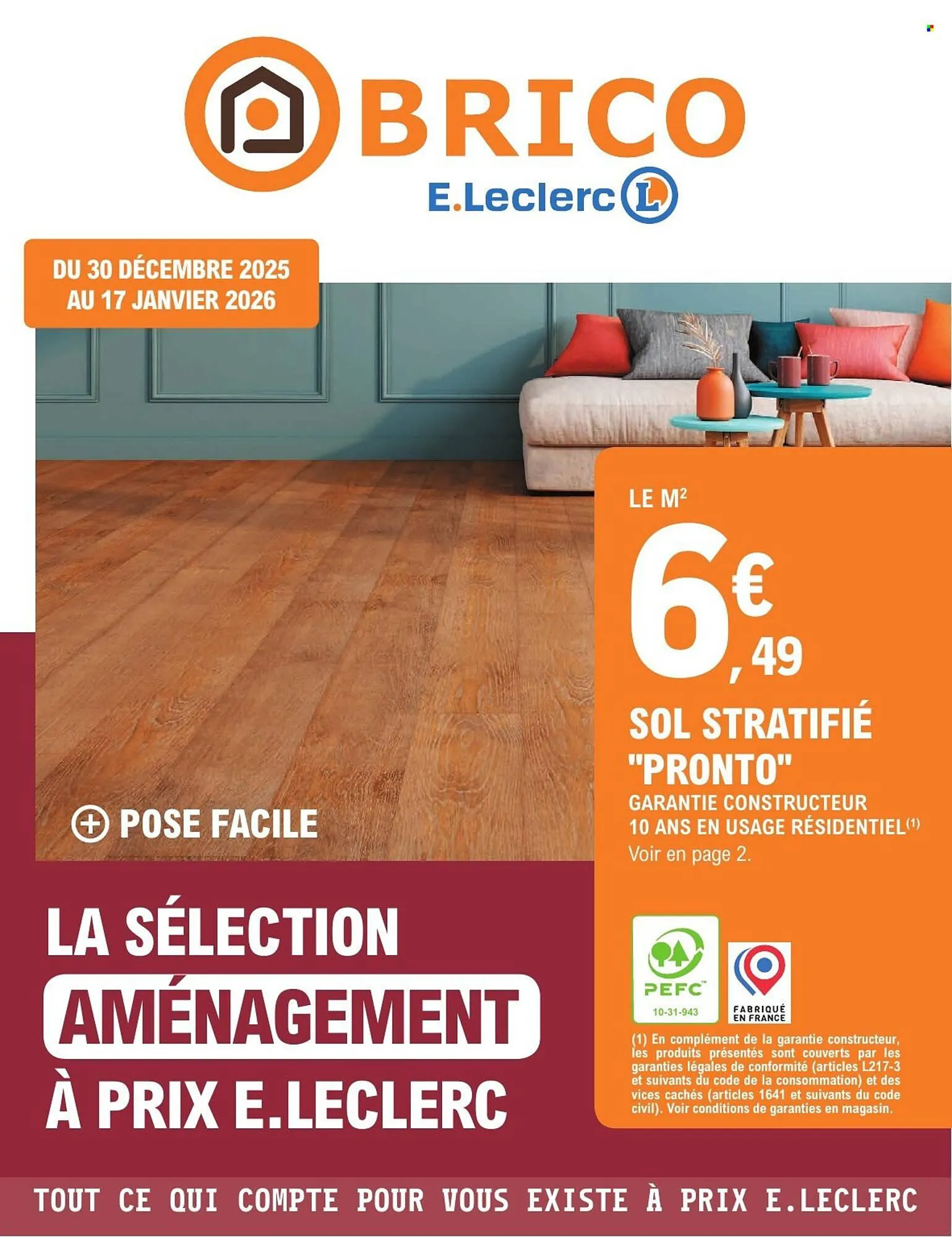 Catalogue E.Leclerc du 30 décembre au 17 janvier 2026 - Catalogue page 1