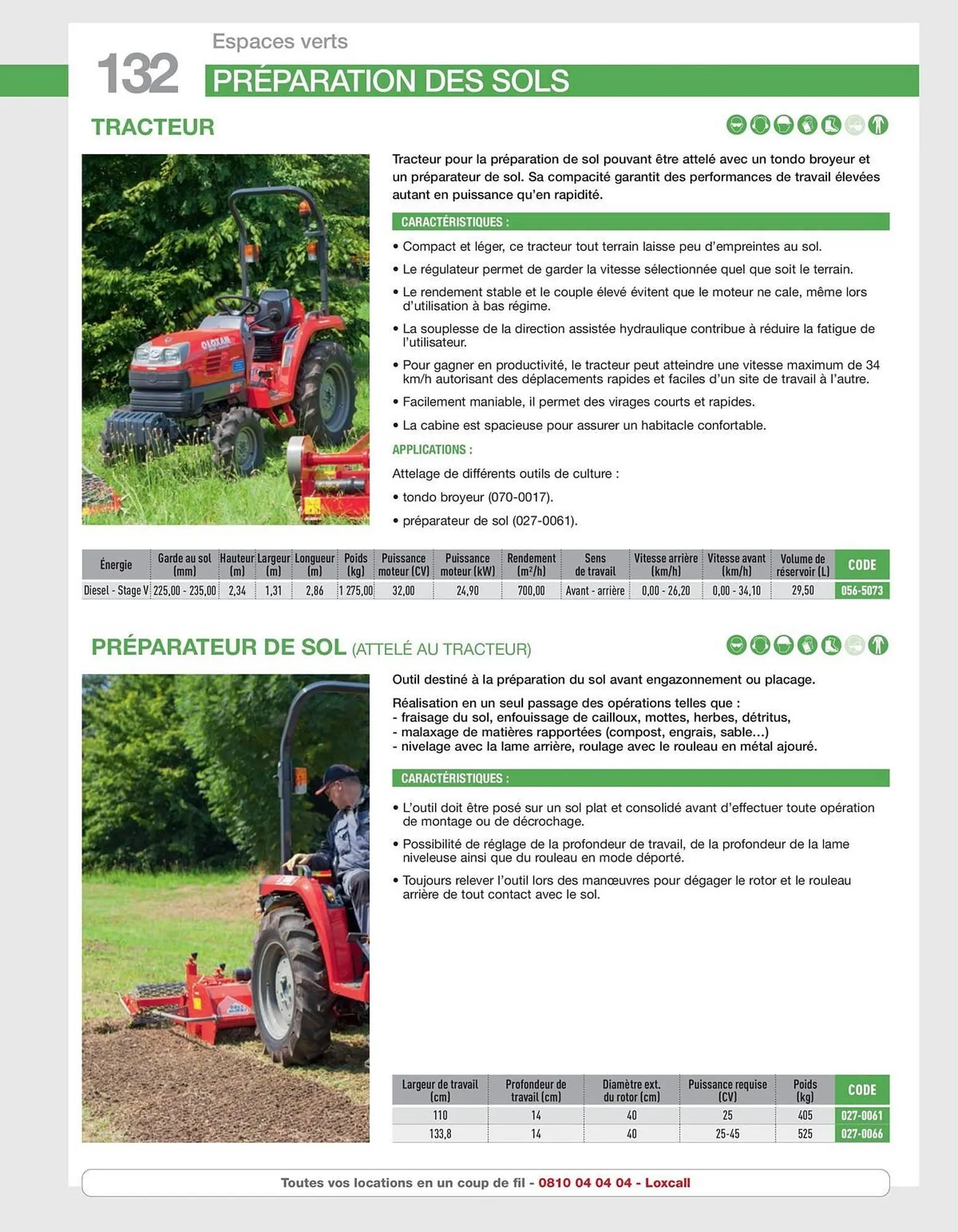 Catalogue Loxam du 10 avril au 31 décembre 2025 - Catalogue page 134