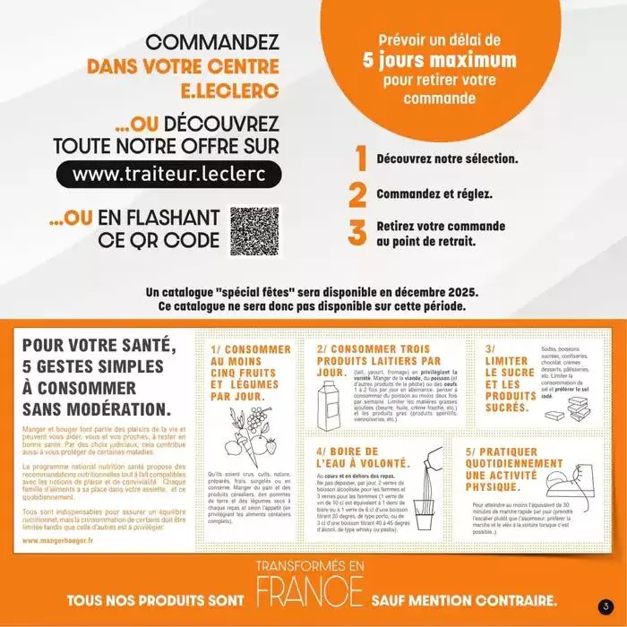 Carte traiteur permanente du 17 avril au 31 mars 2026 - Catalogue page 3