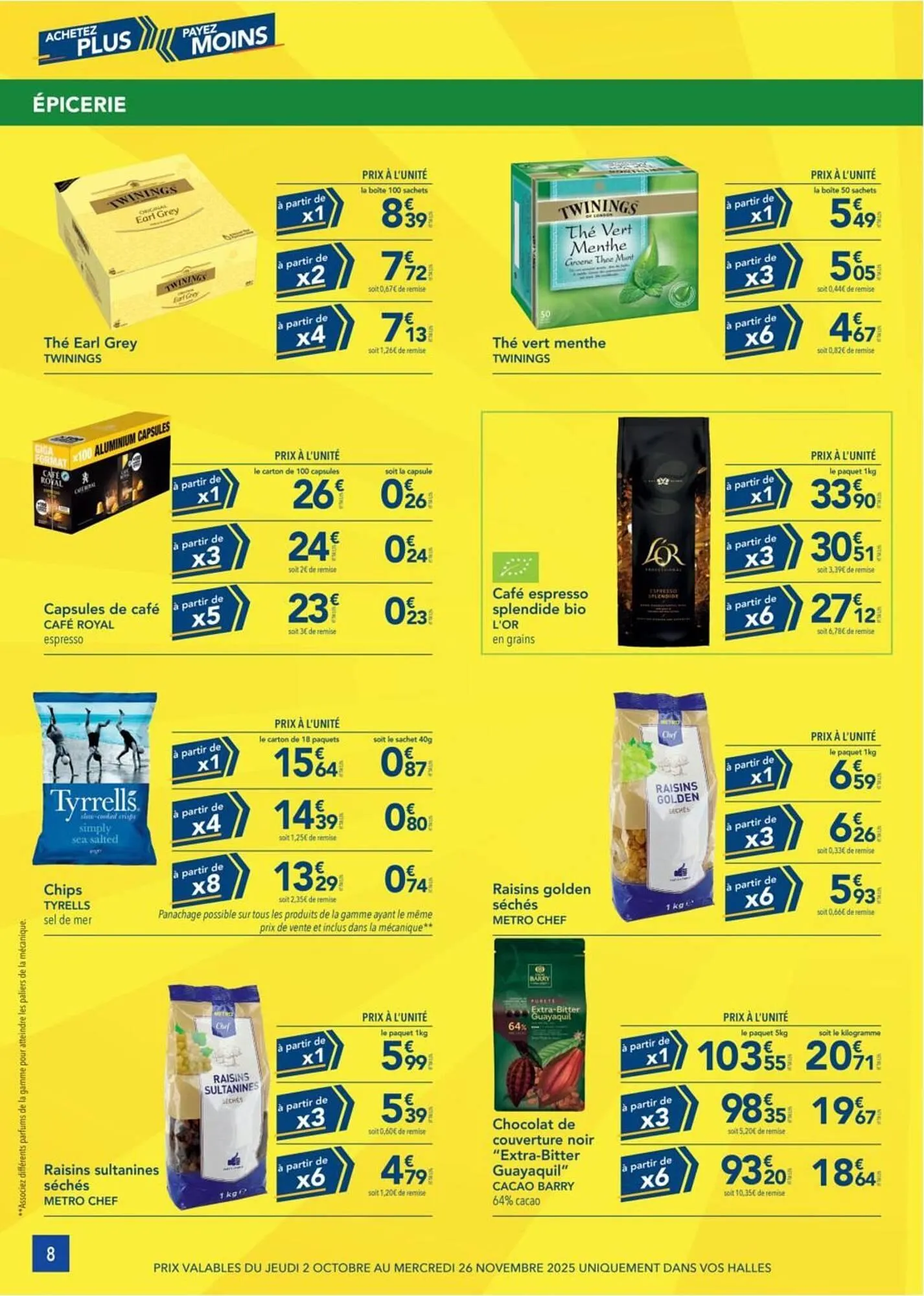 Catalogue METRO du 2 octobre au 26 novembre 2025 - Catalogue page 8