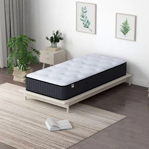 Matelas ressorts + mémoire de forme 90x190 cm SENZA ép.25 cm