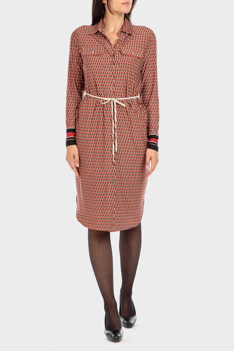 Robe imprimé géométrique