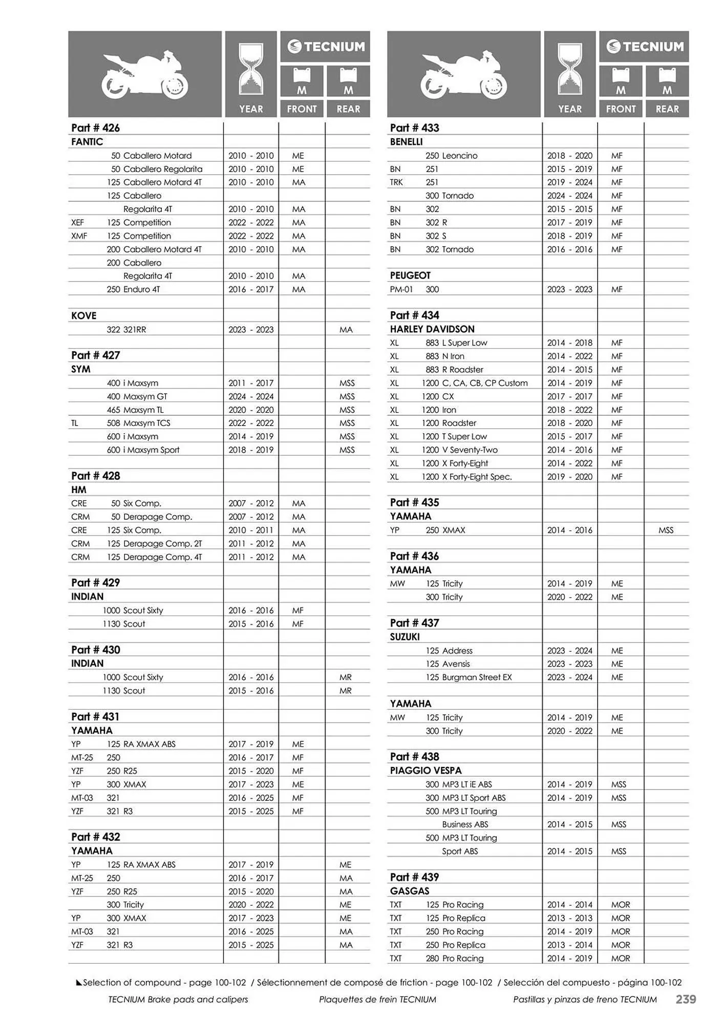 Catalogue Bihr du 23 mai au 31 décembre 2025 - Catalogue page 239