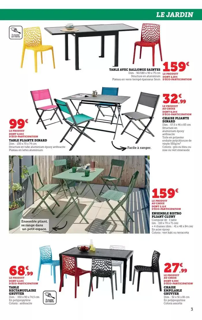 Le plein air a prix bas du 25 mars au 6 avril 2025 - Catalogue page 3