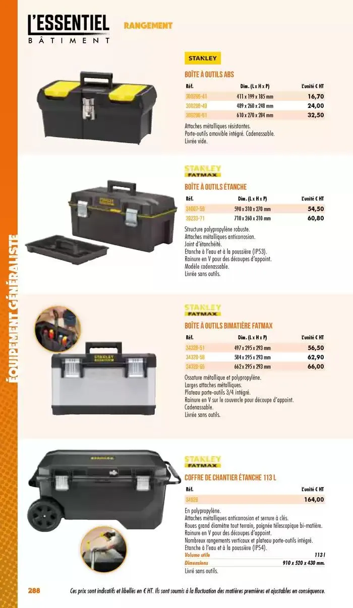 Essentiel Batiment 2025 du 3 janvier au 31 décembre 2025 - Catalogue page 290