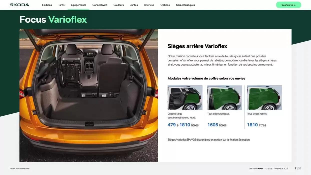 Karoq Selection 1.5 TSI 150 ch DSG7 du 17 octobre au 17 octobre 2025 - Catalogue page 7