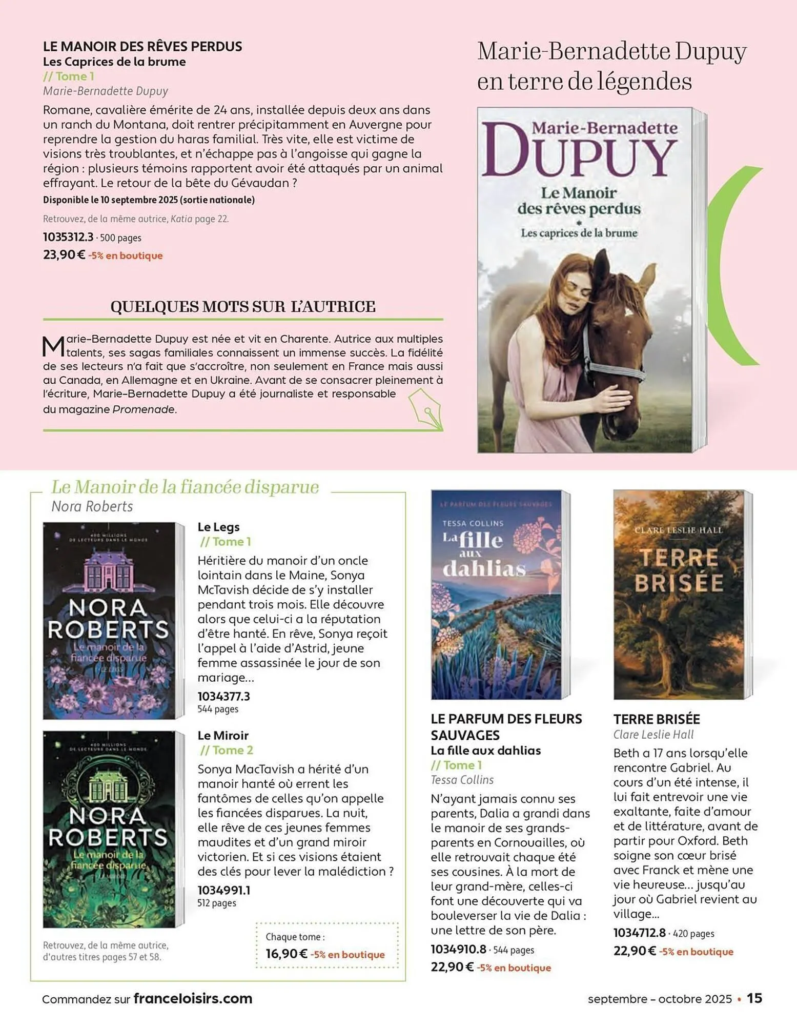 Catalogue France Loisirs du 1 septembre au 31 octobre 2025 - Catalogue page 15