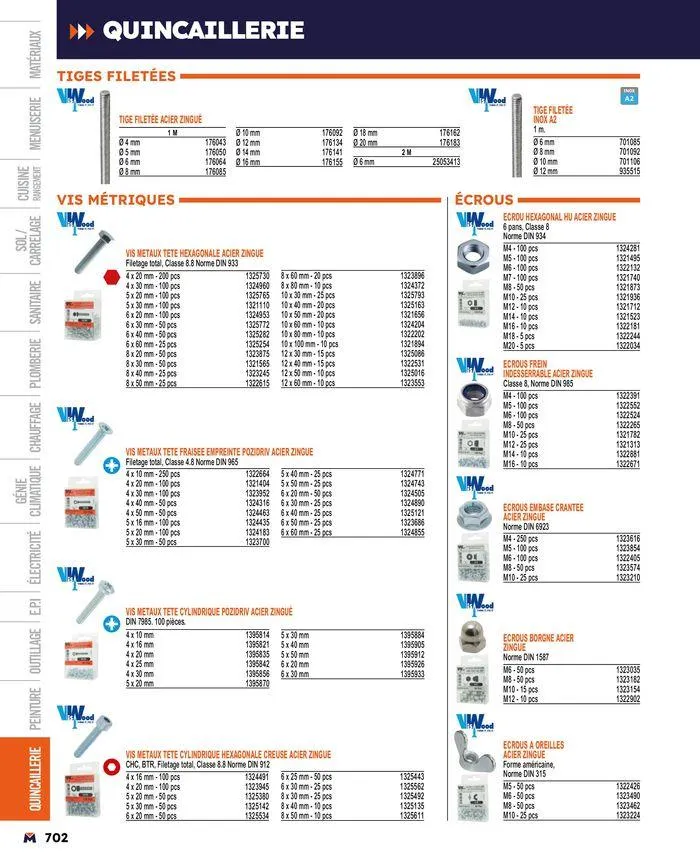 Guide produits 2024 du 15 mars au 31 décembre 2024 - Catalogue page 702