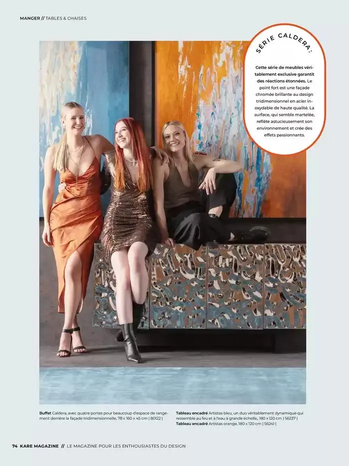 LE MAGAZINE POUR LES ENTHOUSIASTES DU DESIGN du 6 février au 31 décembre 2025 - Catalogue page 74