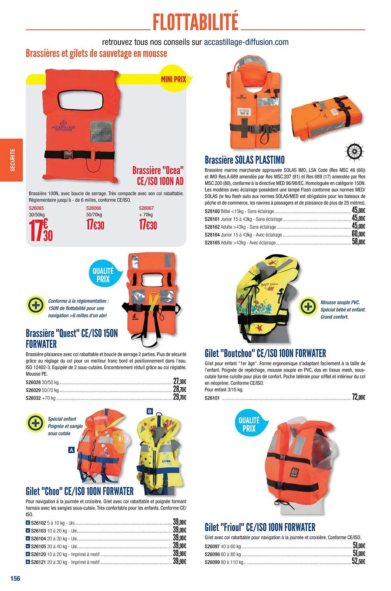Catalogue Accastillage Diffusion du 1 mars au 31 décembre 2023 - Catalogue page 158